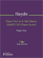 Piano Trio in B-flat Major, HobXV/20 (Piano Score)