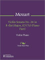 Violin Sonata No. 26 in B-flat Major, K317d (Piano Part)