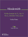 Violin Sonata in D, Op.11 No.2, Zweiter Teil, score