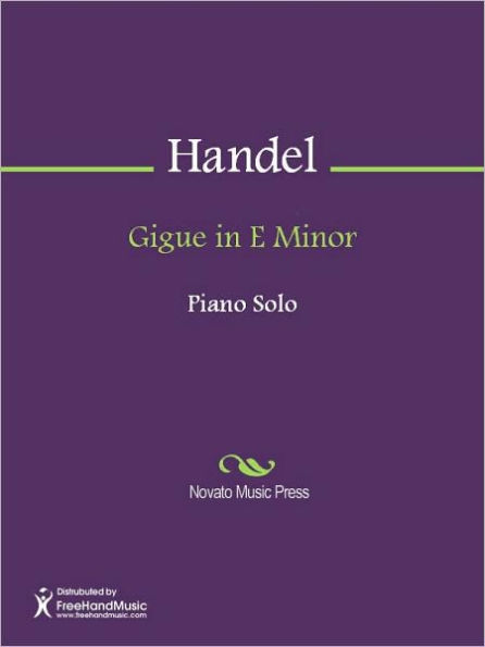 Gigue in E Minor