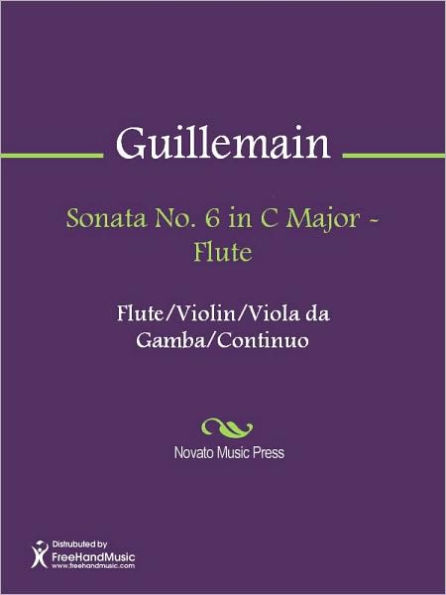 Sonata No. 6 in C Major - Flute
