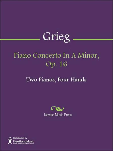 Piano Concerto In A Minor, Op. 16