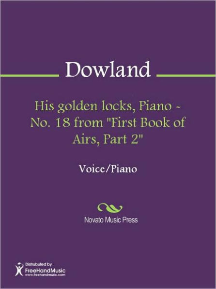 His golden locks, Piano - No. 18 from 