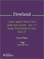 Come again! Sweet love doth now invite - No. 17 from 