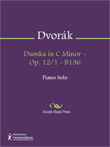 Dumka in C Minor - Op. 12/1 - B136