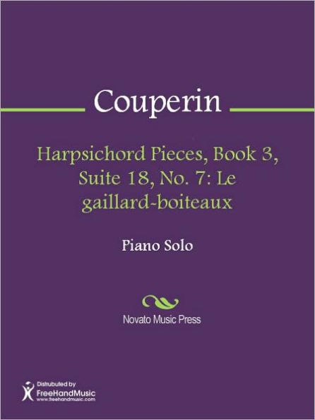 Harpsichord Pieces, Book 3, Suite 18, No. 7: Le gaillard-boiteaux