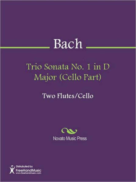 Trio Sonata No. 1 in D Major (Cello Part)