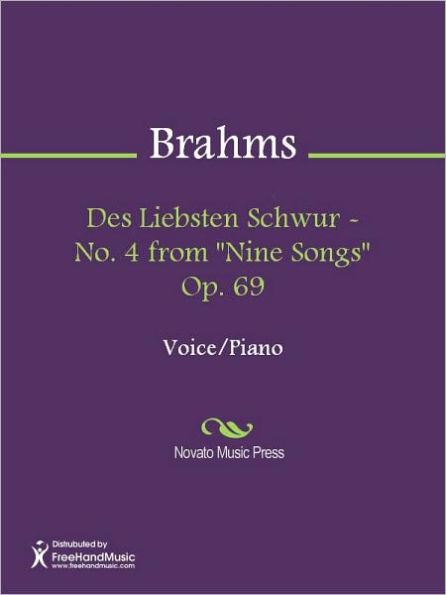 Des Liebsten Schwur - No. 4 from 
