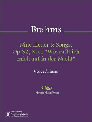 Nine Lieder & Songs, Op.32, No.1 Wie rafft ich mich auf in der Nacht