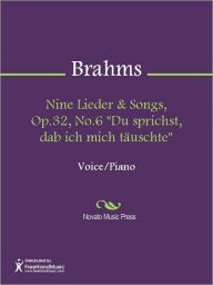 Title: Nine Lieder & Songs, Op.32, No.6 