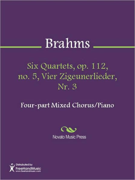 Six Quartets, op. 112, no. 5, Vier Zigeunerlieder, Nr. 3