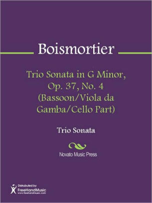 Trio Sonata in G Minor, Op. 37, No. 4 (Bassoon/Viola da Gamba/Cello Part) - Bassoon/Viola/Cello