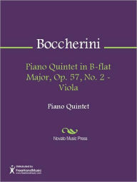 Title: Piano Quintet in B-flat Major, Op. 57, No. 2 - Viola, Author: Luigi Ridolfo Boccherini