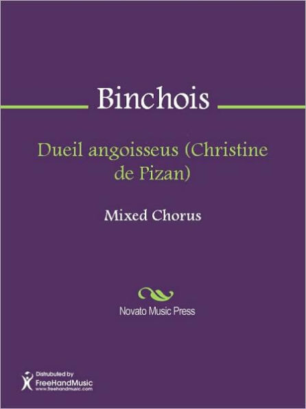 Dueil angoisseus (Christine de Pizan)