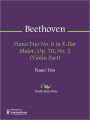 Piano Trio No. 6 in E-flat Major, Op. 70, No. 2 (Violin Part)