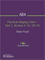 Practical Singing Tutor - Part 1, Section 4: No. 28-33