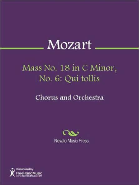 Mass No. 18 in C Minor, No. 6: Qui tollis