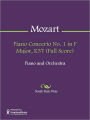 Piano Concerto No. 1 in F Major, K37 (Full Score)