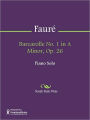 Barcarolle No. 1 in A Minor, Op. 26