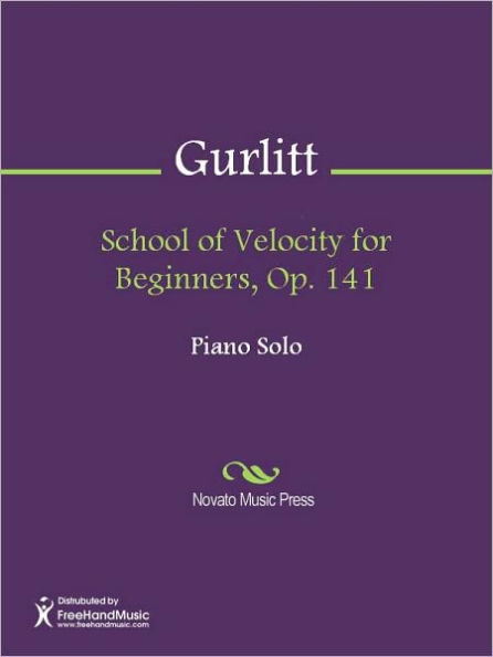 School of Velocity for Beginners, Op. 141