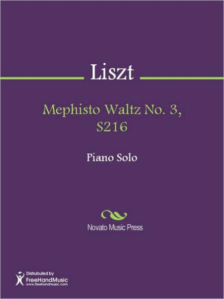 Mephisto Waltz No. 3, S216