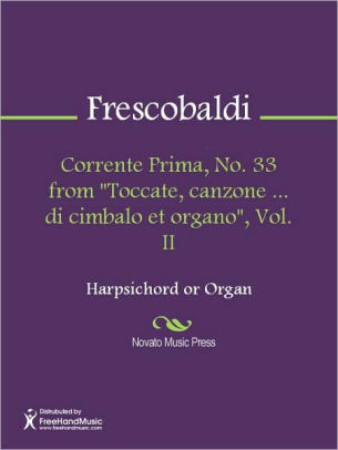 Corrente Prima, No. 33 from Toccate, canzone ... di cimbalo et organo, Vol. II