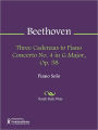 Three Cadenzas to Piano Concerto No. 4 in G Major, Op. 58