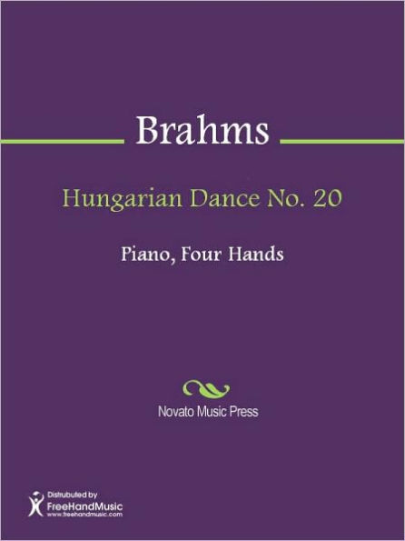 Hungarian Dance No. 20