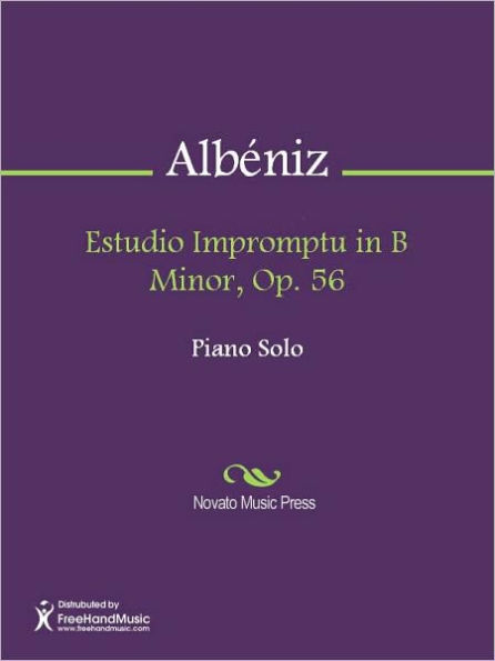 Estudio Impromptu in B Minor, Op. 56