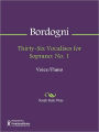 Thirty-Six Vocalises for Soprano: No. 1