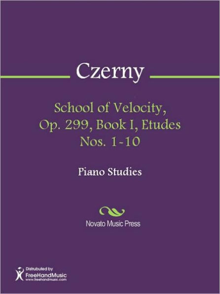 School of Velocity, Op. 299, Book I, Etudes Nos. 1-10