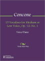 15 Vocalises for Medium or Low Voice, Op. 12: No. 1