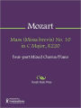 Mass (Missa brevis) No. 10 in C Major, K220