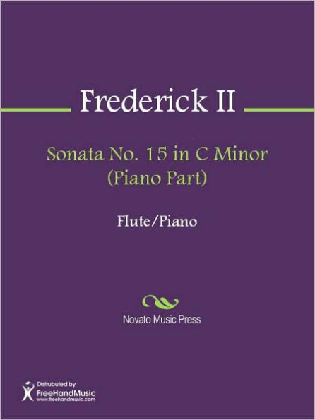 Sonata No. 15 in C Minor (Piano Part)