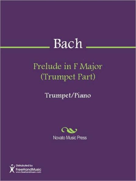 Prelude in F Major (Trumpet Part)