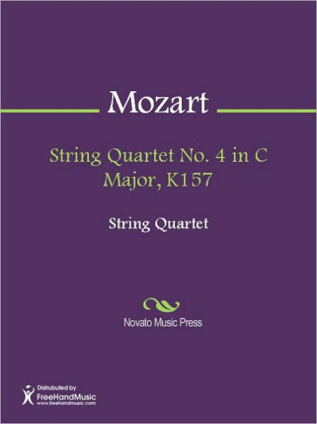String Quartet No. 4 in C Major, K157