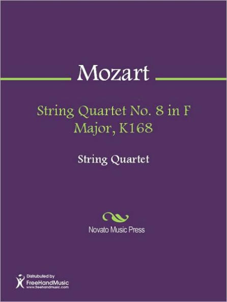 String Quartet No. 8 in F Major, K168