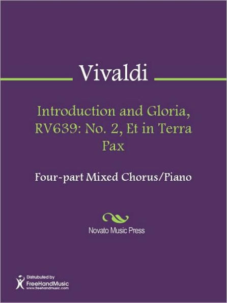 Introduction and Gloria, RV639: No. 2, Et in Terra Pax