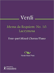 Title: Messa da Requiem: No. 10. Lacrymosa, Author: Giuseppe Verdi