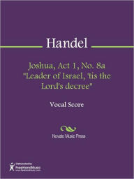 Title: Joshua, Act 1, No. 8a 