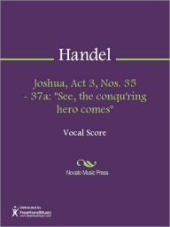 Title: Joshua, Act 3, Nos. 35 - 37a: 