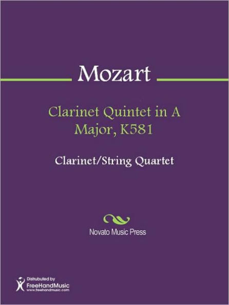 Clarinet Quintet in A Major, K581