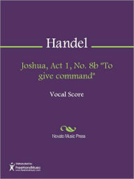 Title: Joshua, Act 1, No. 8b 