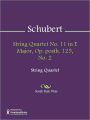 String Quartet No. 11 in E Major, Op. posth. 125, No. 2
