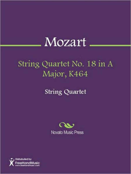 String Quartet No. 18 in A Major, K464