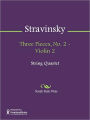 Three Pieces, No. 2 - Violin 2