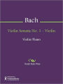 Violin Sonata No. 1 - Violin