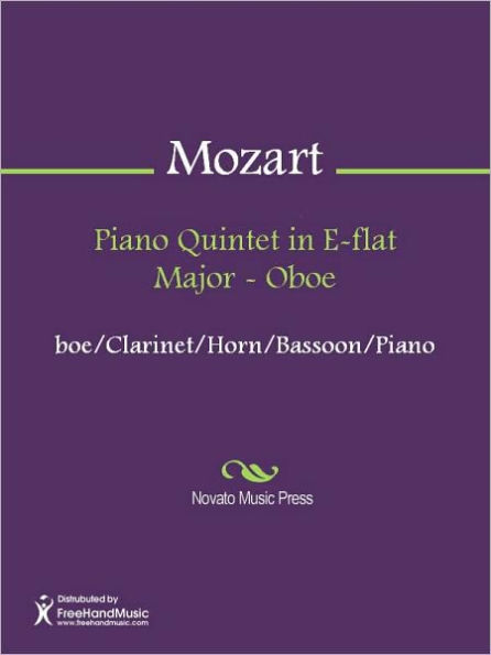 Piano Quintet in E-flat Major - Oboe