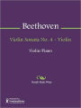 Violin Sonata No. 4 - Violin