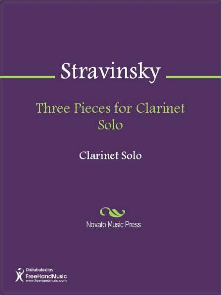 Three Pieces for Clarinet Solo